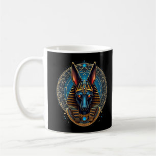 Egyptian Gud Anubis Ancient Egypten Mythology Kaffemugg
