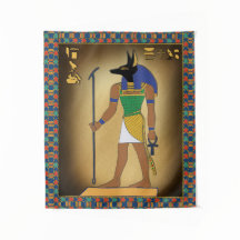 Egyptian Gud Anubis Wall Hanging