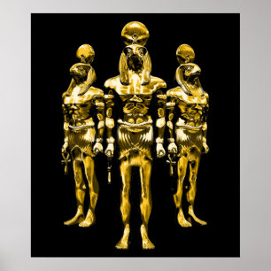 Egyptian Gud Horus Poster