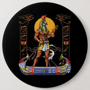 Egyptian Gud Ra Knapp
