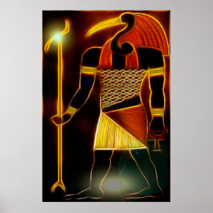 Egyptian Gud Thoth Poster