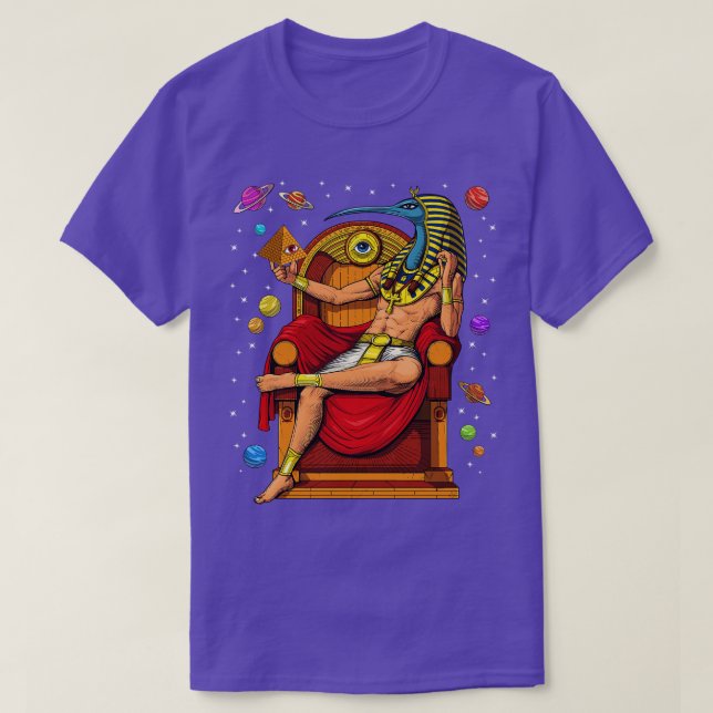 Egyptian Gud Thoth T Shirt (Design framsida)
