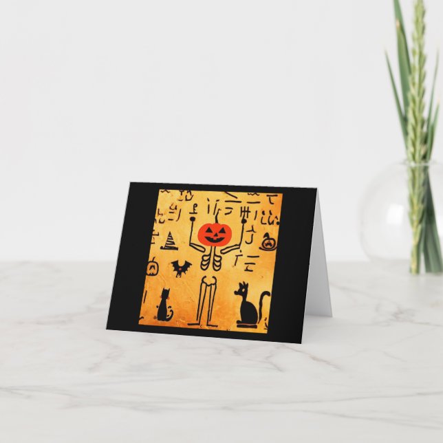 Egyptian Halloween 4 Kort (Framsida)