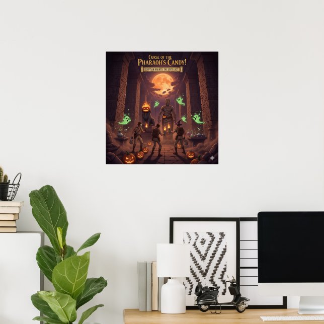 egyptian halloween poster (Hemmakontoret)