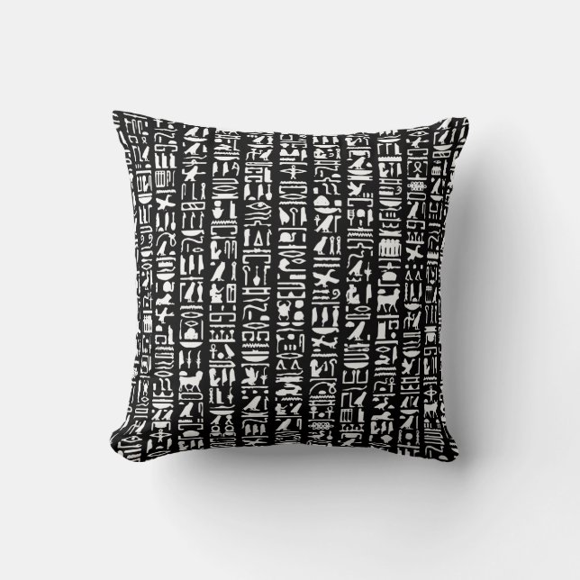 Egyptian Hieroglyph Dekorativ kudde (Framsida)