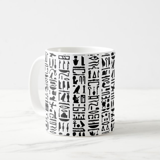 Egyptian Hieroglyph Mugg (Framsida vänster)