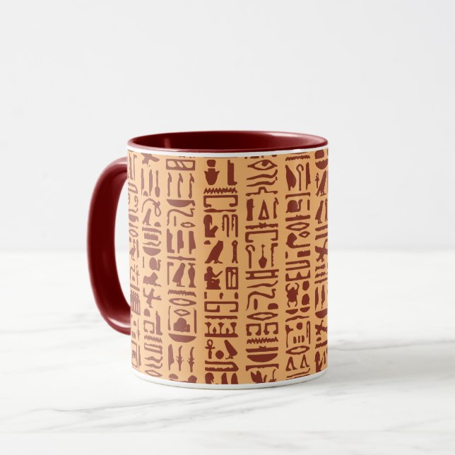 Egyptian Hieroglyph Mugg (Framsida vänster)