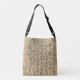 Egyptian Hieroglyph Tote Axelväska
