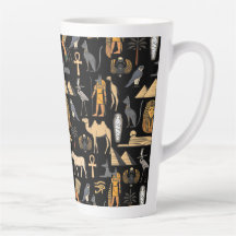  Egyptian Hieroglyphic Symbol Pattern Background  