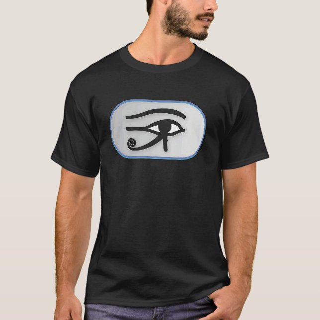 Egyptian Hieroglyphics  Ancient Egypt Eye 9 T Shirt (Framsida)