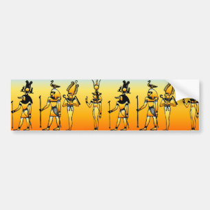 Egyptian Hieroglyphics Bumper Sticker Bildekal