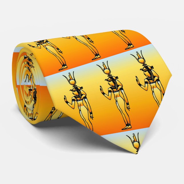 Egyptian Hieroglyphics Neck Tie Slips (Rullad)