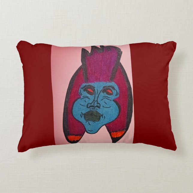 Egyptian Inspired Horror Theme Mummy Accent Pillow Prydnadskudde (Framsidan)