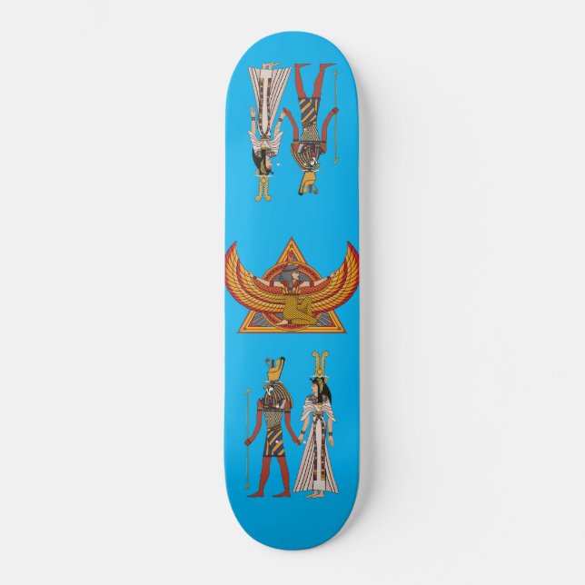 Egyptian Isis & Horus Skateboard (Framsida)