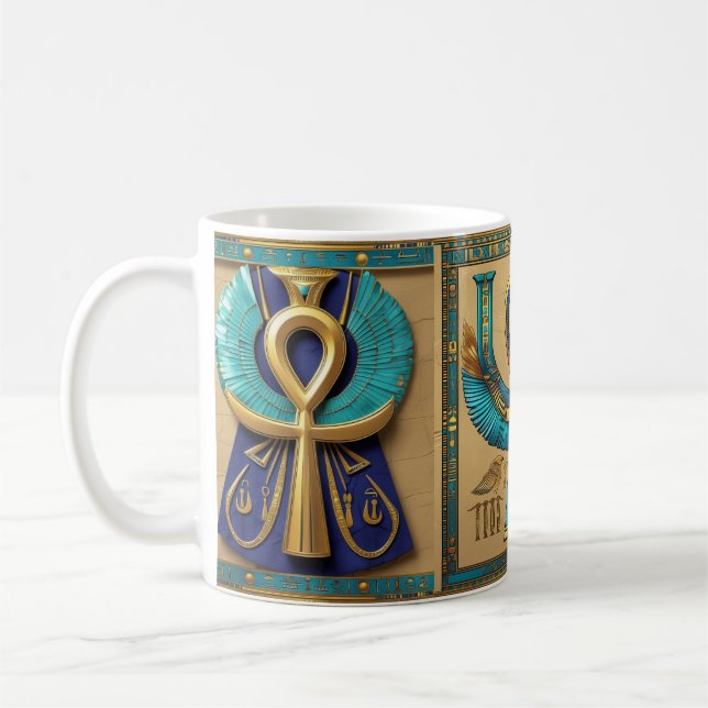 EGYPTIAN LIFE NYCKEL KAFFEMUGG (Vänster)