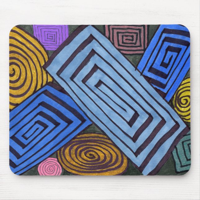 "Egyptian Links" Abstract Design Mousepad Musmatta (Framsidan)