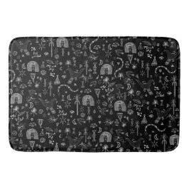 Egyptian Magic Mysterious Plants & Flowers Mönster Badrumsmatta