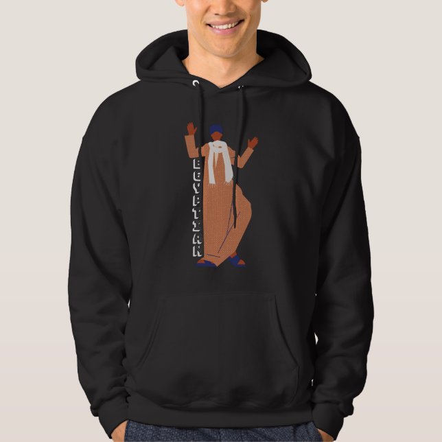 Egyptian Man Shirt Hoodie (Framsida)