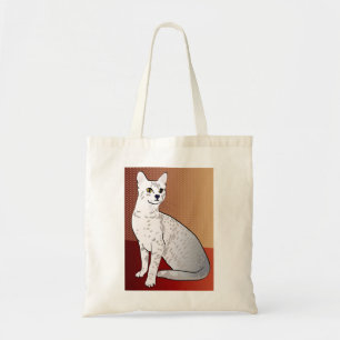 Egyptian Mau Cat - Bronze-bakgrund Tygkasse