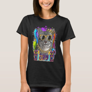 Egyptian Mau Cat Hip hop 90s Rap Music T Shirt