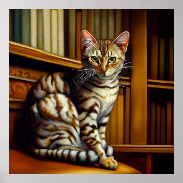 Egyptian Mau Cat Poster (Framsidan)