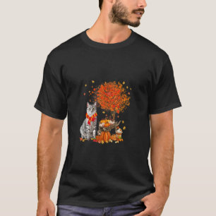 Egyptian Mau Cat Thanksgiving Autumn Pet Cat Lover T Shirt