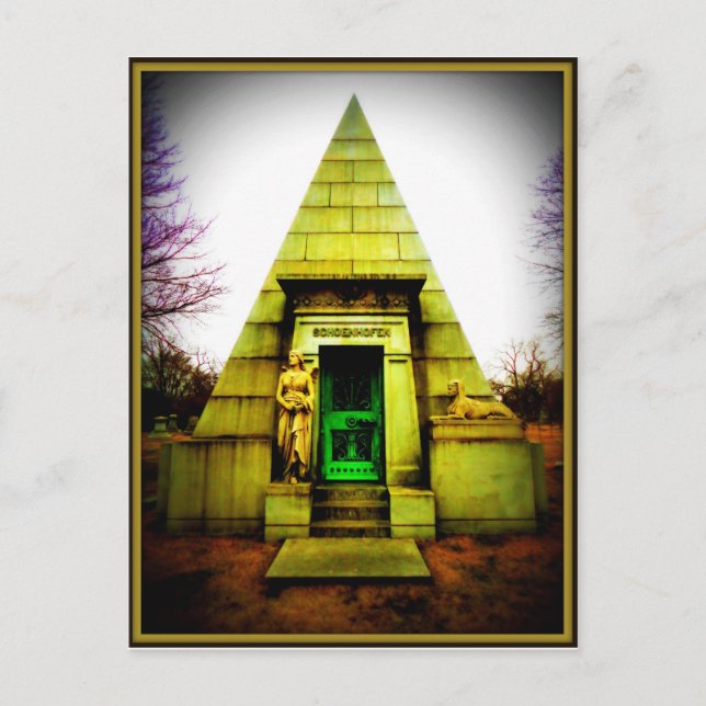 Egyptian Mausoleum Vykort (Framsida)