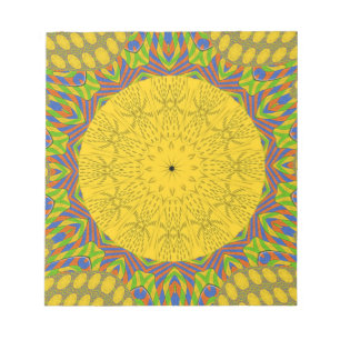 Egyptian Mönster Art Print Anteckningsblock