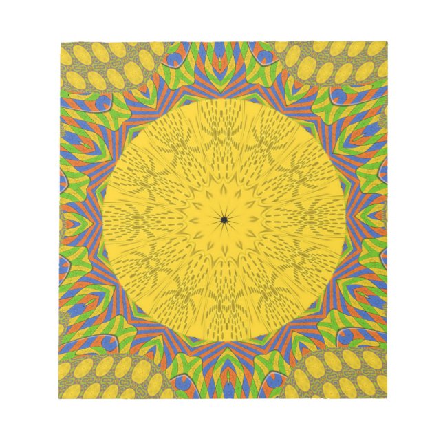 Egyptian Mönster Art Print Anteckningsblock (Framsida)