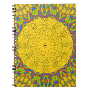Egyptian Mönster Art Print Anteckningsbok