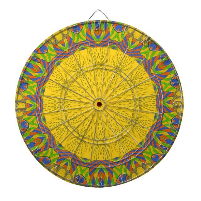Egyptian Mönster Art Print Darttavla (Framsidan)