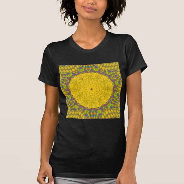 Egyptian Mönster Art Print Tee Shirt (Framsida)