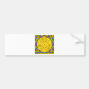 Egyptian Motif Art Print Checkated Ram Design Bildekal