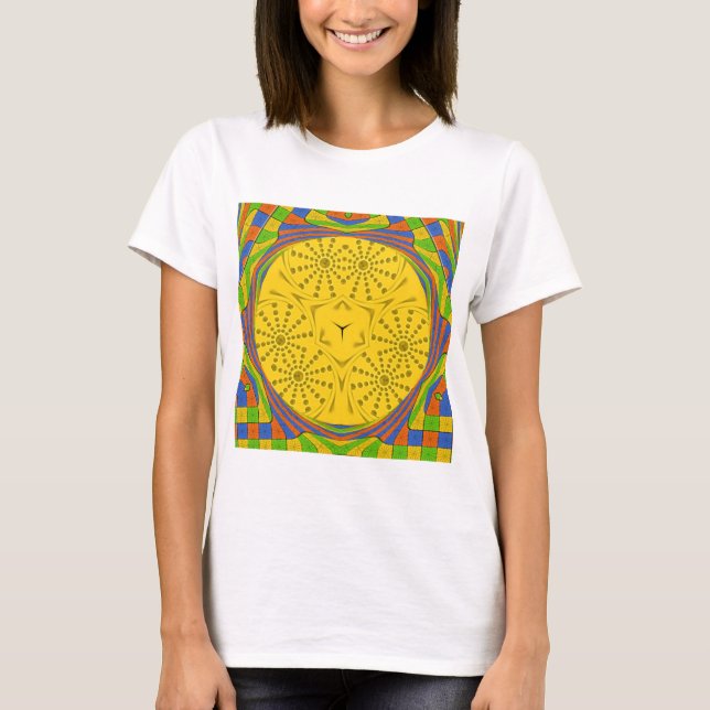 Egyptian Motif Art Print Checkated Ram Design Tröja (Framsida)