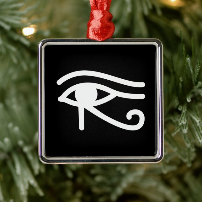 Egyptian Öga i Horus Symbol Julgransprydnad Metall (Träd)