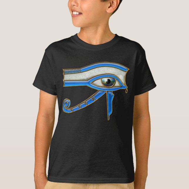 Egyptian Öga of Horus Ancient Art Designer Shirt T Shirt (Framsida)