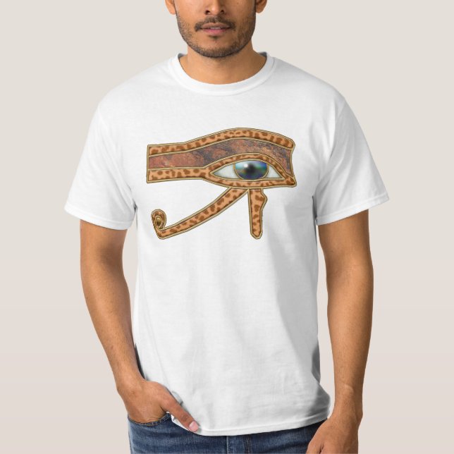 Egyptian Öga of Horus Ancient Art Designer Shirt Tee Shirt (Framsida)
