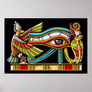 Egyptian Öga of Horus Poster