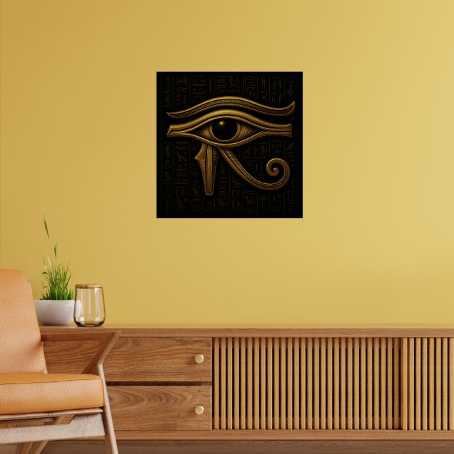 Egyptian Öga of Horus Poster - utskrift av projekt (Vardagsrum 2)