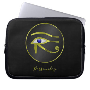 Egyptian Öga of Horus Ra Personalize Laptop Fodral