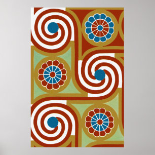 Egyptian Ornamnet #4 på Emporio Moffa Poster