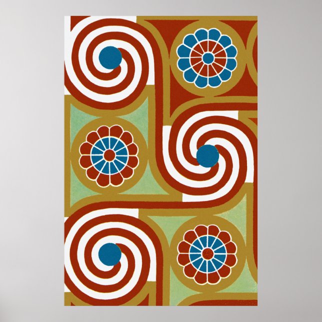 Egyptian Ornamnet #4 på Emporio Moffa Poster (Framsidan)