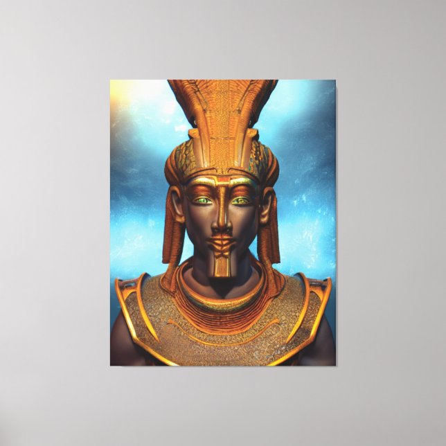Egyptian Osiris Kanvastryck (Framsida)