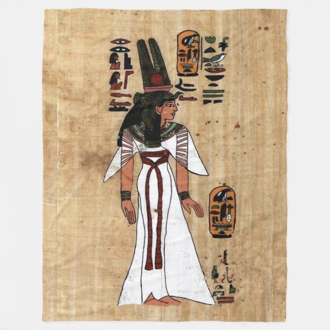 EGYPTIAN PAPRYUS FLEECEFILT (Framsidan)