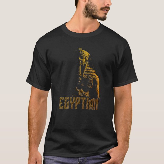 Egyptian Pharaoh - Ancient Egypten Guld T Shirt (Framsida)
