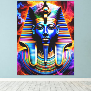 Egyptian Pharaoh Canvastryck