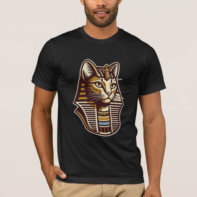 Egyptian Pharaoh Cat T-Shirt – Ancient Egypt Cat (Framsida)