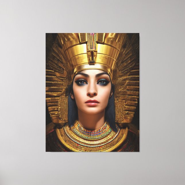 Egyptian Pharaoh-Kanvastrycket Canvastryck (Framsida)