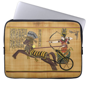 Egyptian Pharaoh Ramesses II & Chariot i Kadesh Laptop Fodral