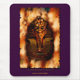 Egyptian Pharaoh Tutankhamen Art Mouse Pad Musmatta